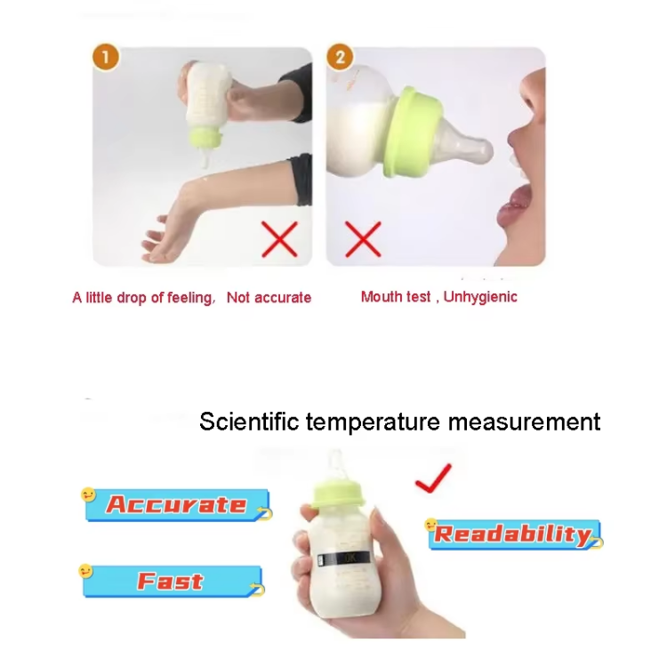 Baby Milk Bottle Water Temperature Display Sticker (3) Baby Milk Bottle Water Temperature Display Sticker (3)
