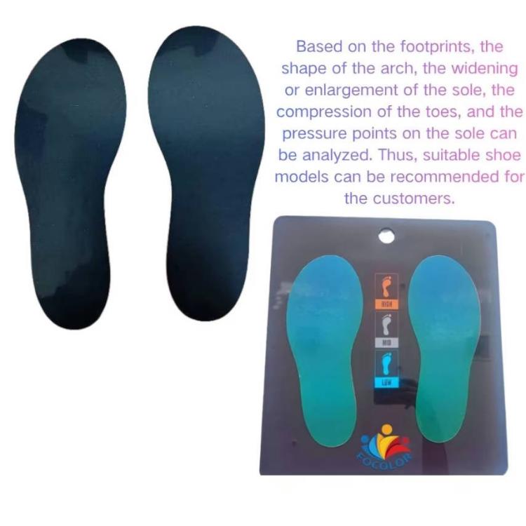 PET Thermometer Sheet for Foot Shape Measurement (2) PET Thermometer Sheet for Foot Shape Measurement (2)