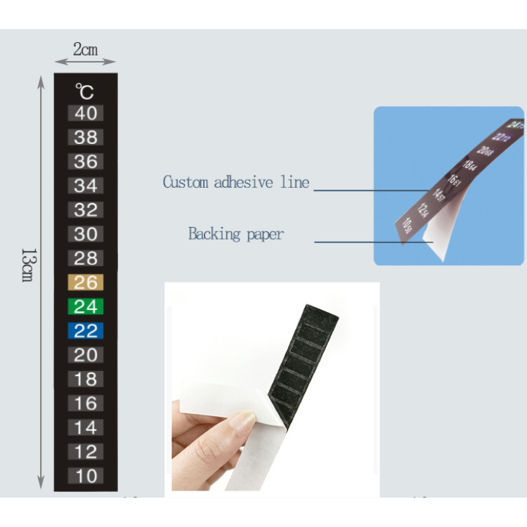 Fish Tank Aquarium Temperature Self-adhesive Sticker (3) Fish Tank Aquarium Temperature Self-adhesive Sticker (3)