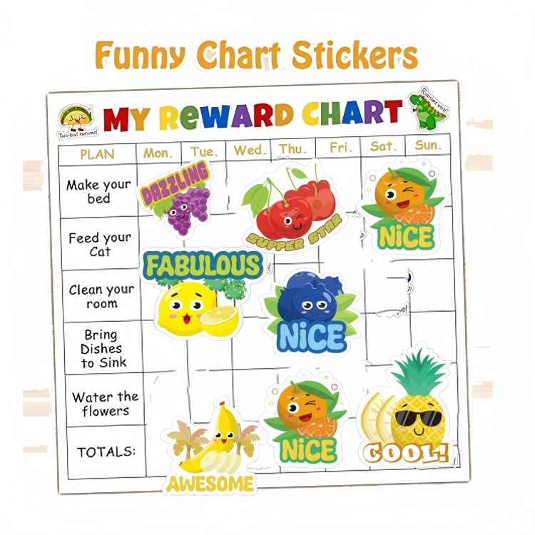 Children's Scented Cartoon Pattern Stickers (6) Children's Scented Cartoon Pattern Stickers (6)