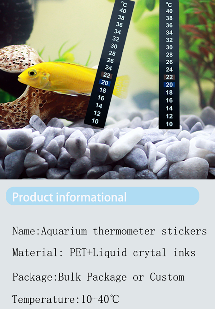 Fish Tank Aquarium Temperature Self-adhesive Sticker (2) Fish Tank Aquarium Temperature Self-adhesive Sticker (2)