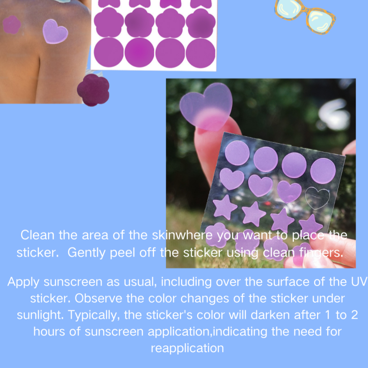UV Color Changing Test Sticker (2) UV Color Changing Test Sticker (2)
