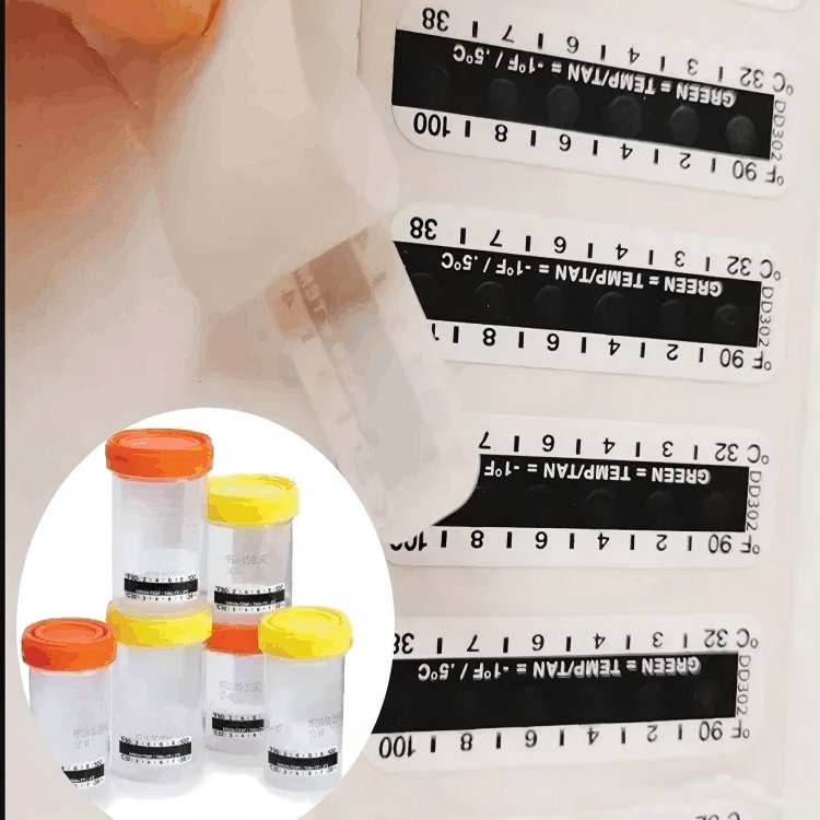 LCD Stick On Thermometer Strip for Urine Cup (1) LCD Stick On Thermometer Strip for Urine Cup (1)