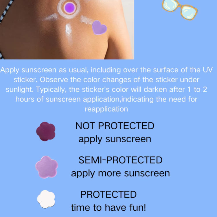 UV Color Changing Test Sticker (3) UV Color Changing Test Sticker (3)
