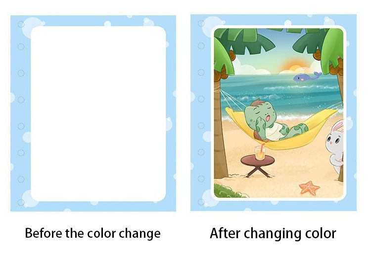 Water Sensitive Color Changing Card Sticker (1) Water Sensitive Color Changing Card Sticker (1)