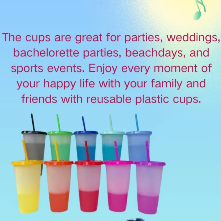 Reusable Color Changing Cup (3) Reusable Color Changing Cup (3)