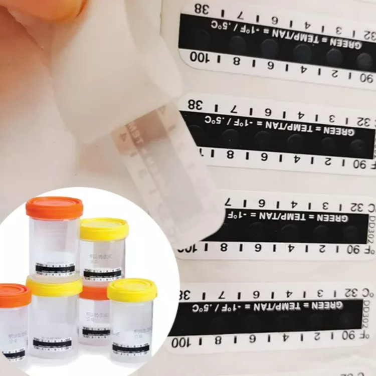 Liquid Crystal Temperature strip for urine (3) Liquid Crystal Temperature strip for urine (3)