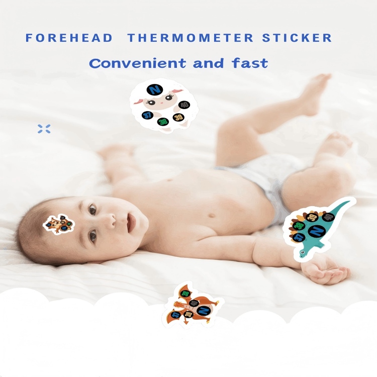 Fever Forehead Test Thermometer Sticker (1) Fever Forehead Test Thermometer Sticker (1)