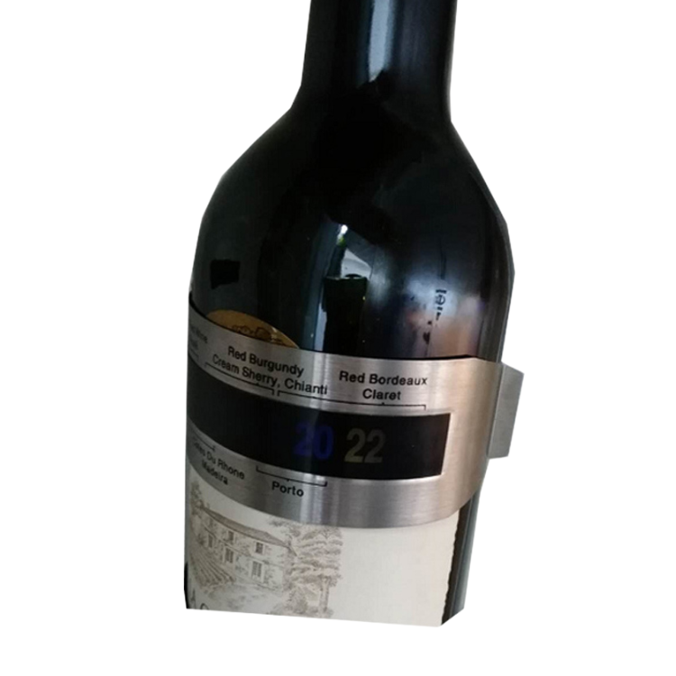 Plastic Wine Beer Thermometer Card