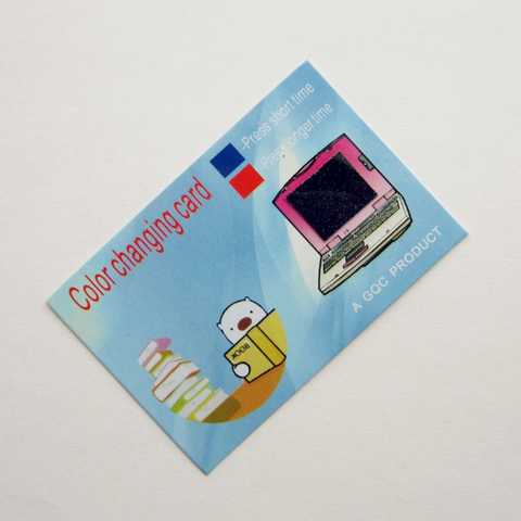 Plastic Mood Test Card