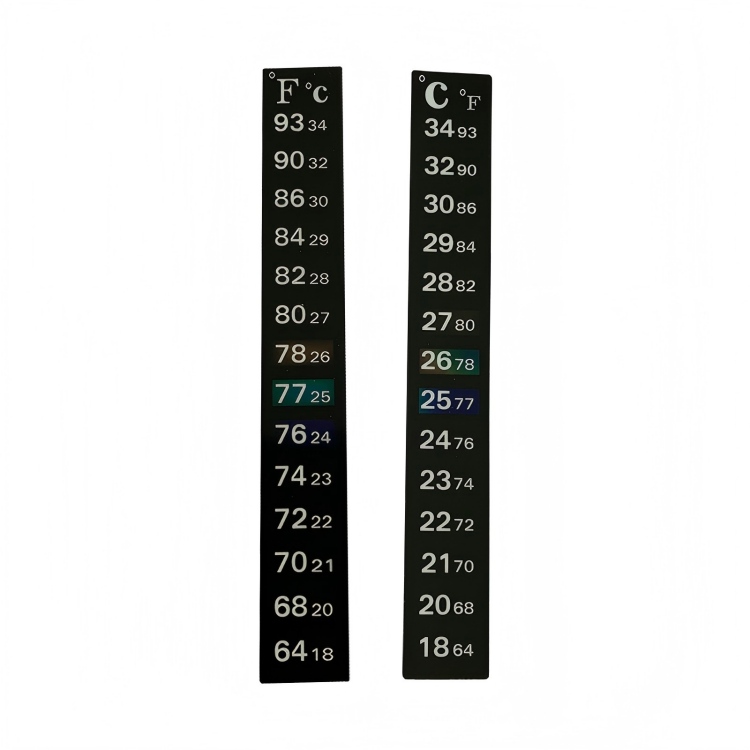 LCD Amphibian Tank Adhesive Temperature Sticker
