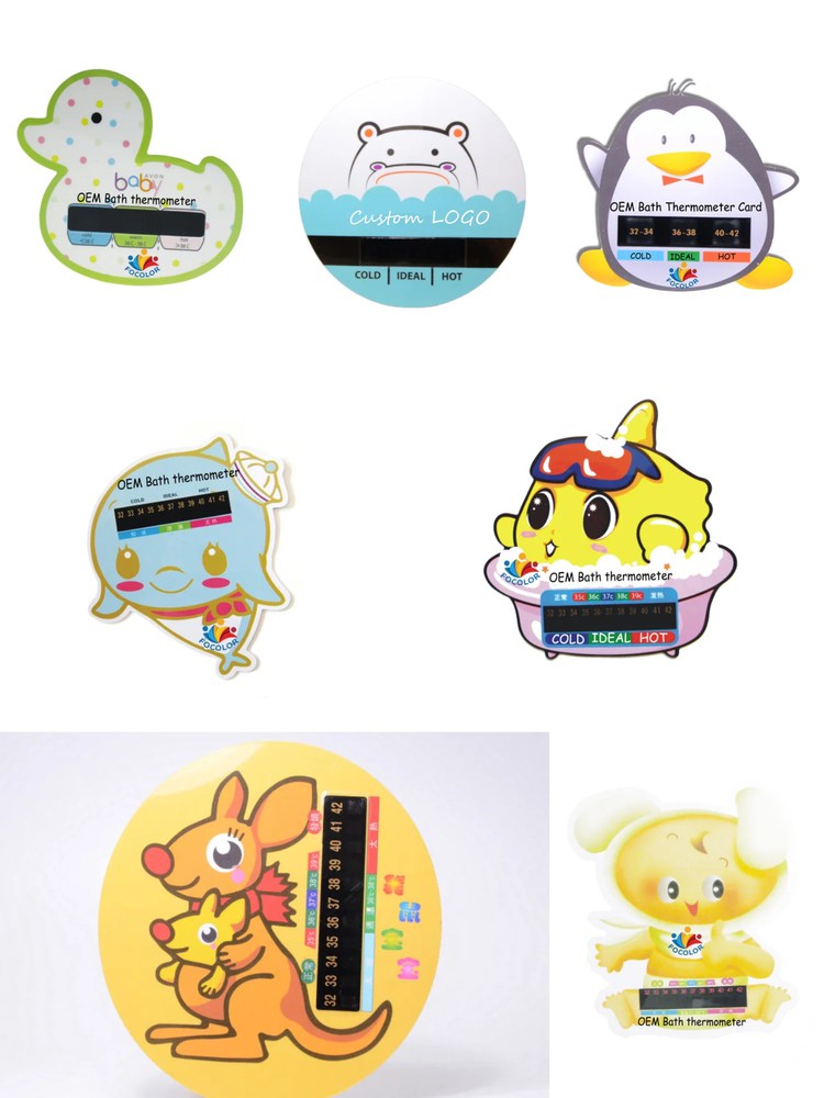 Liquid Crystal Baby Bath Thermometer Card (3)