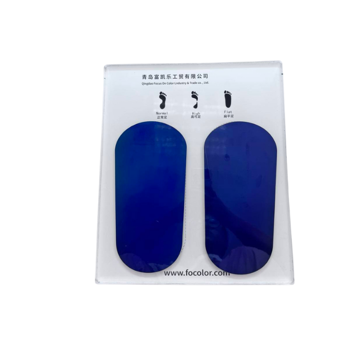 Liquid Crystal Color Change Sheet for Foot Shape Test