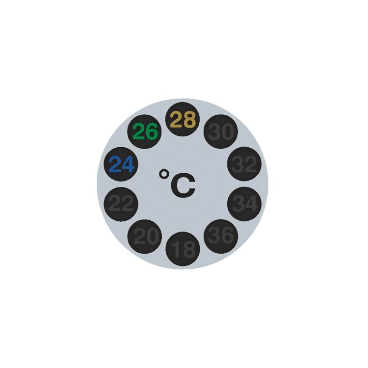 LCD Amphibian Tank Adhesive Temperature Sticker