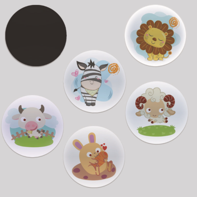 Cartoon Children's Potty Training Color-changing Stickers