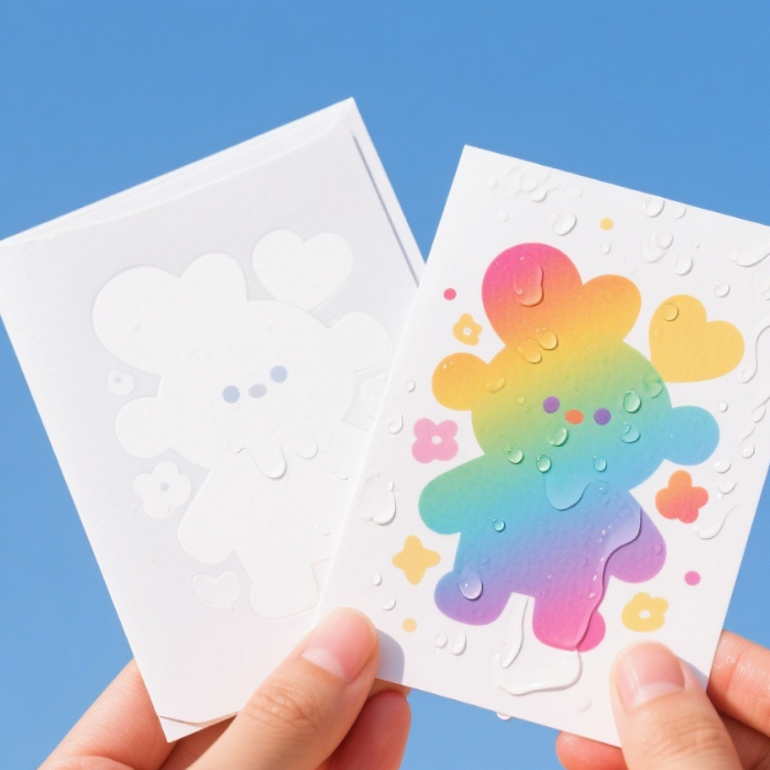 Printed Water Sensitive Sticker
