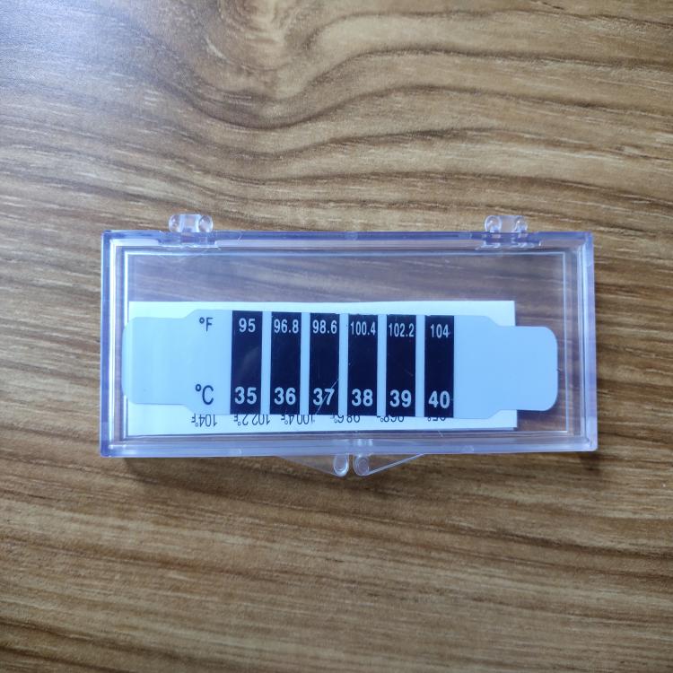 Plastic Liquid Crystal Body Fever Temperature Test Card (2)