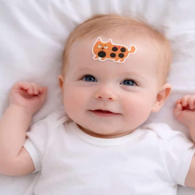 Fever Forehead Test Thermometer Sticker (1) Fever Forehead Test Thermometer Sticker (1)