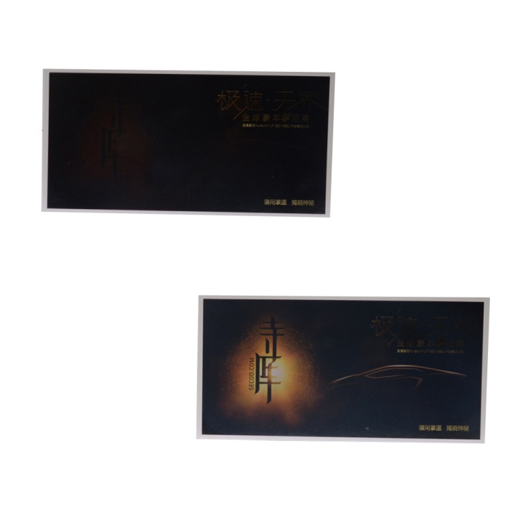 Irreversible Color Changing Card