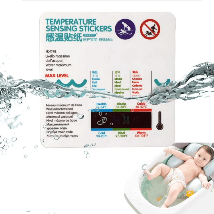 Liquid Crystal Baby Bath Thermometer Card (2)
