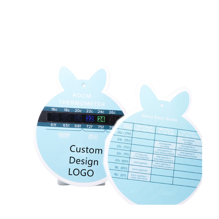 Liquid Crystal Room Wall Thermometer Card