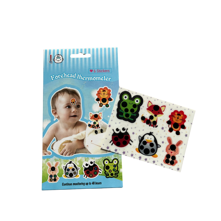 Cartoon LCD Forehead Temperature Monitor Sticker