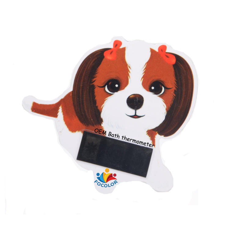 Flexible Reusable Cartoon Thermometer Card for Baby Bath