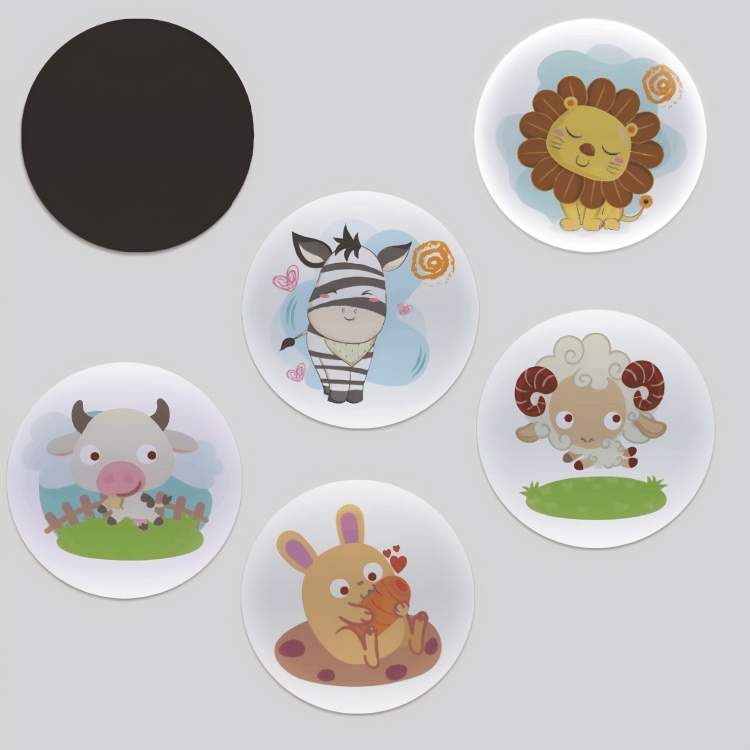 Reusable Science Experiment Cartoon Color Changing Sticker