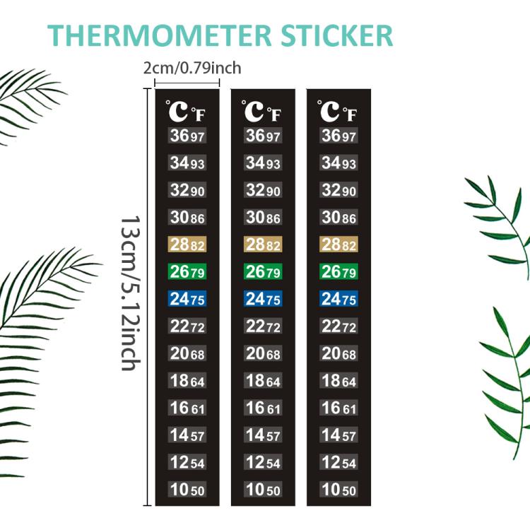 Adhesive Thermometer Sticker (4)