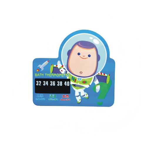 Flexible Reusable Cartoon Thermometer Card for Baby Bath