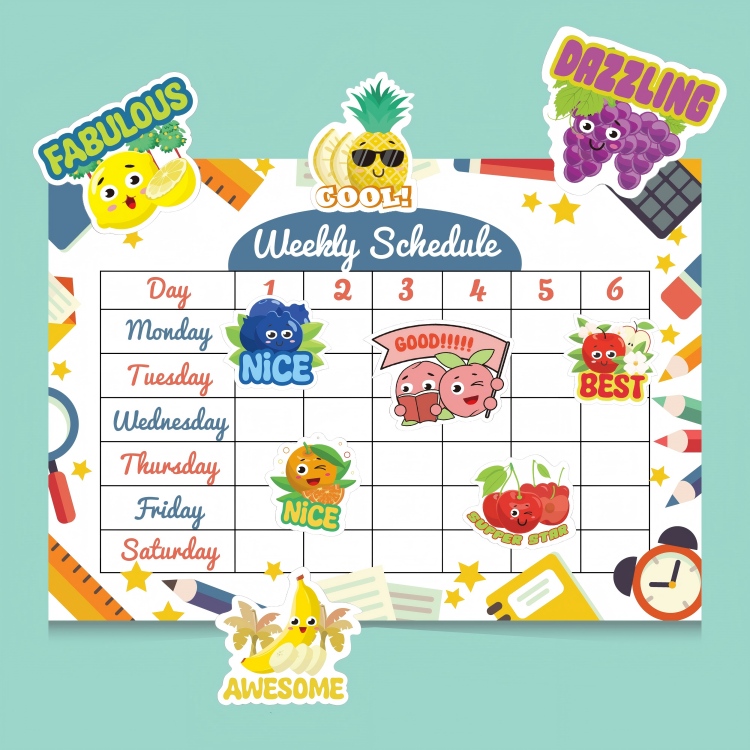Children's Scented Cartoon Pattern Stickers (3)