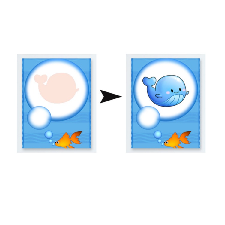 Water Sensitive Color Changing Sticker