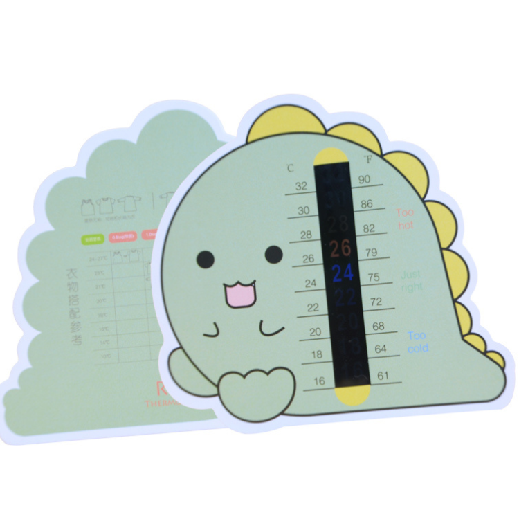 Liquid Crystal Room Wall Thermometer Card