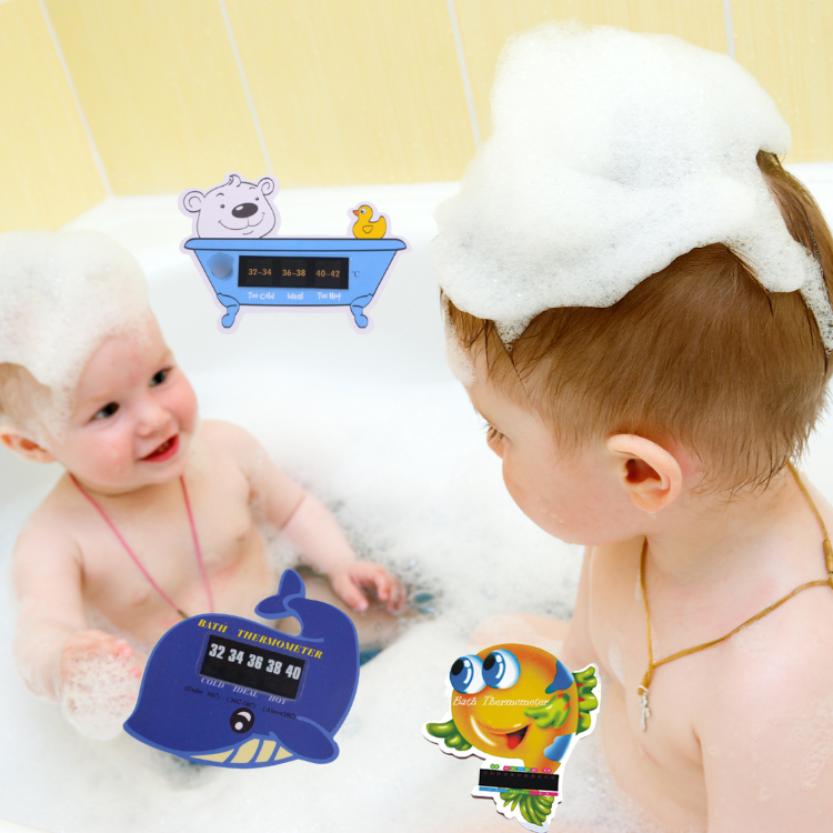 Baby Bath Water Thermometer Card
