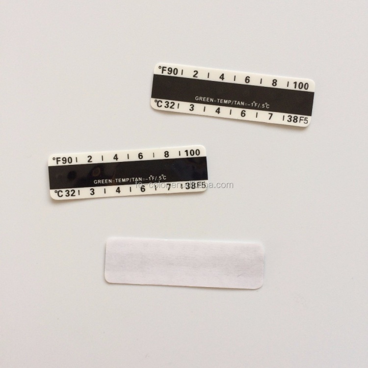 Liquid Crystal Temperature Strip for Urine