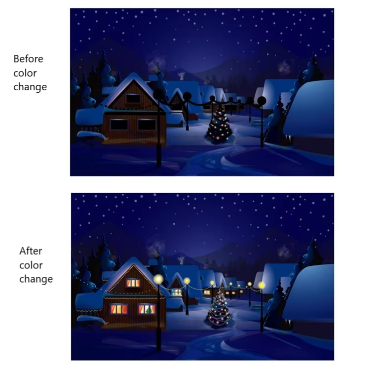 Irreversible Color Changing Card (3)