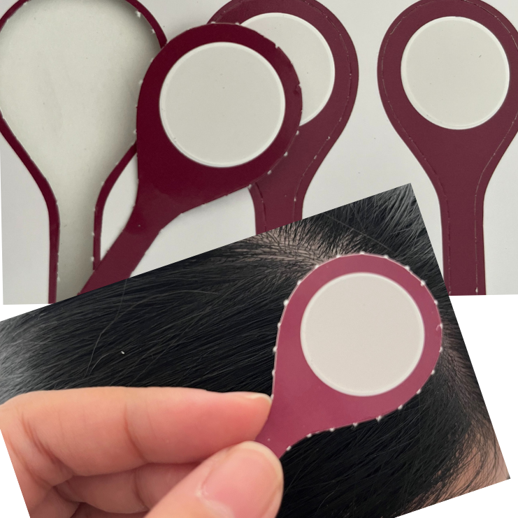 Hair Oil Skin Test Cards