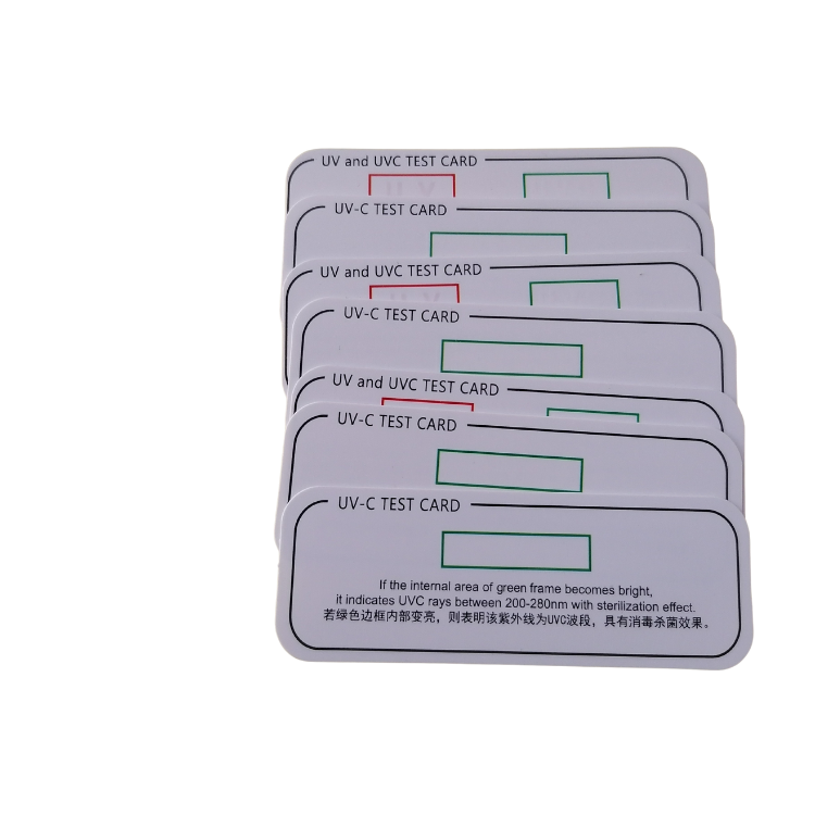 UV UVC Test Card