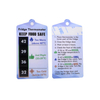 Reusable Suspensible Plastic Fridge Thermometer Card