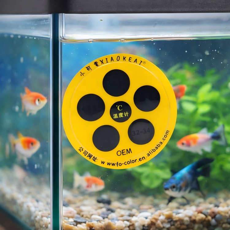 LCD Amphibian Tank Adhesive Temperature Sticker (1)