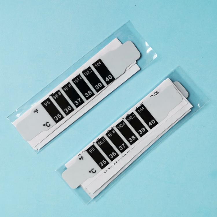 Plastic Liquid Crystal Body Fever Temperature Test Card