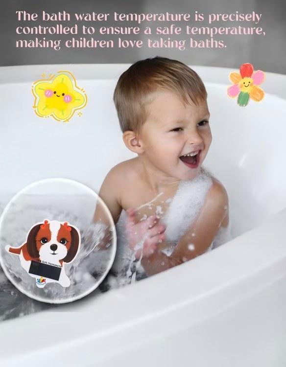 Liquid Crystal Baby Bath Thermometer Card (2)