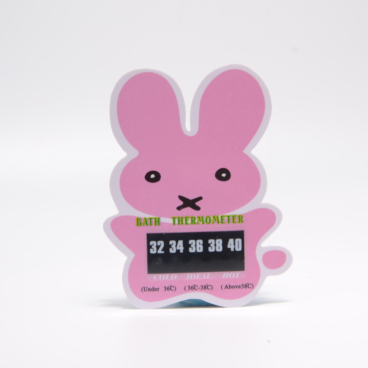 Liquid Crystal Baby Bath Thermometer Card