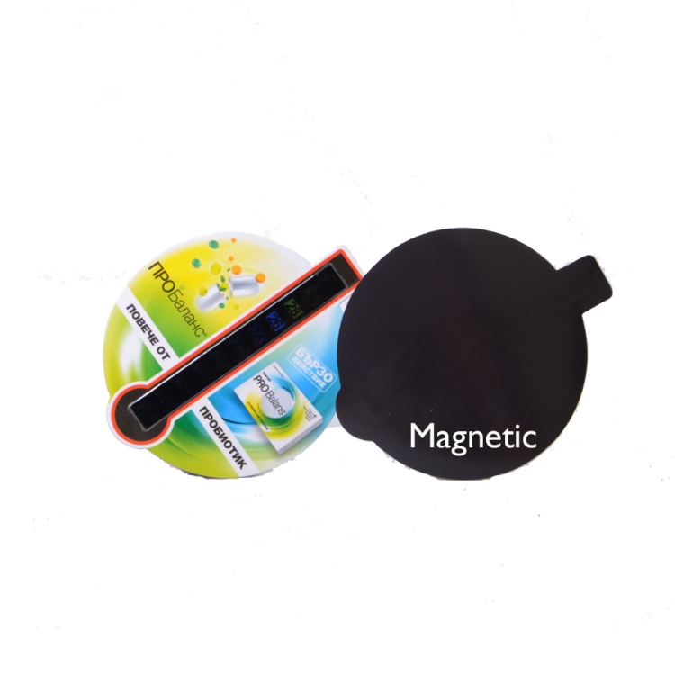 Cartoon Paper Card with Thermometer for Baby Room