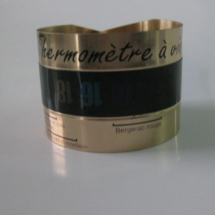 Liquid Crystal Digital Stainless Steel Wine Thermometer