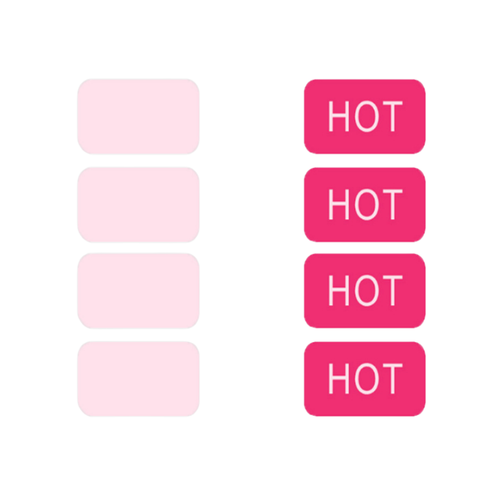 Irreversible Color Changing Sticker