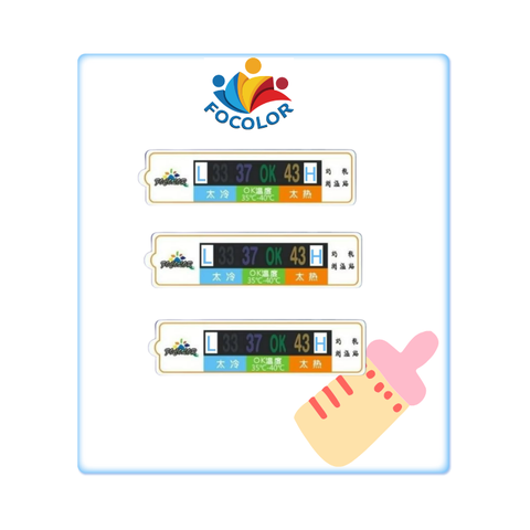Baby Milk Bottle Temperature Strip