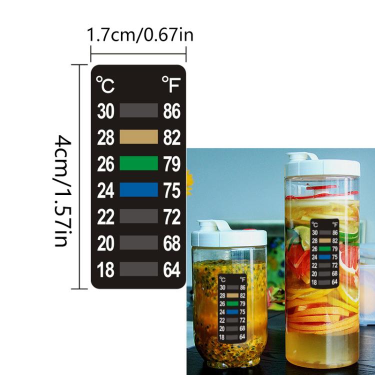Yogurt Fermentation Bottle Temperature Indicator Sticker (1)