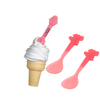 Reusable Ice Cream Color Changing Spoon