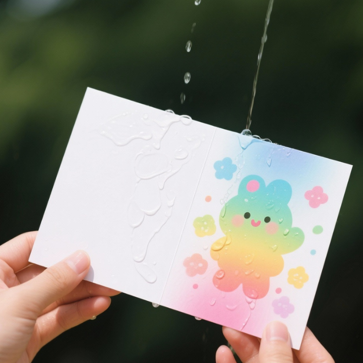 Printed Water Sensitive Sticker